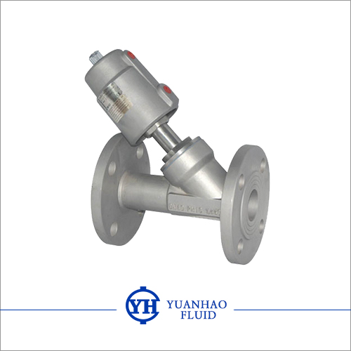 法蘭角座閥 Pneumatic Flange Angle Seat Valve